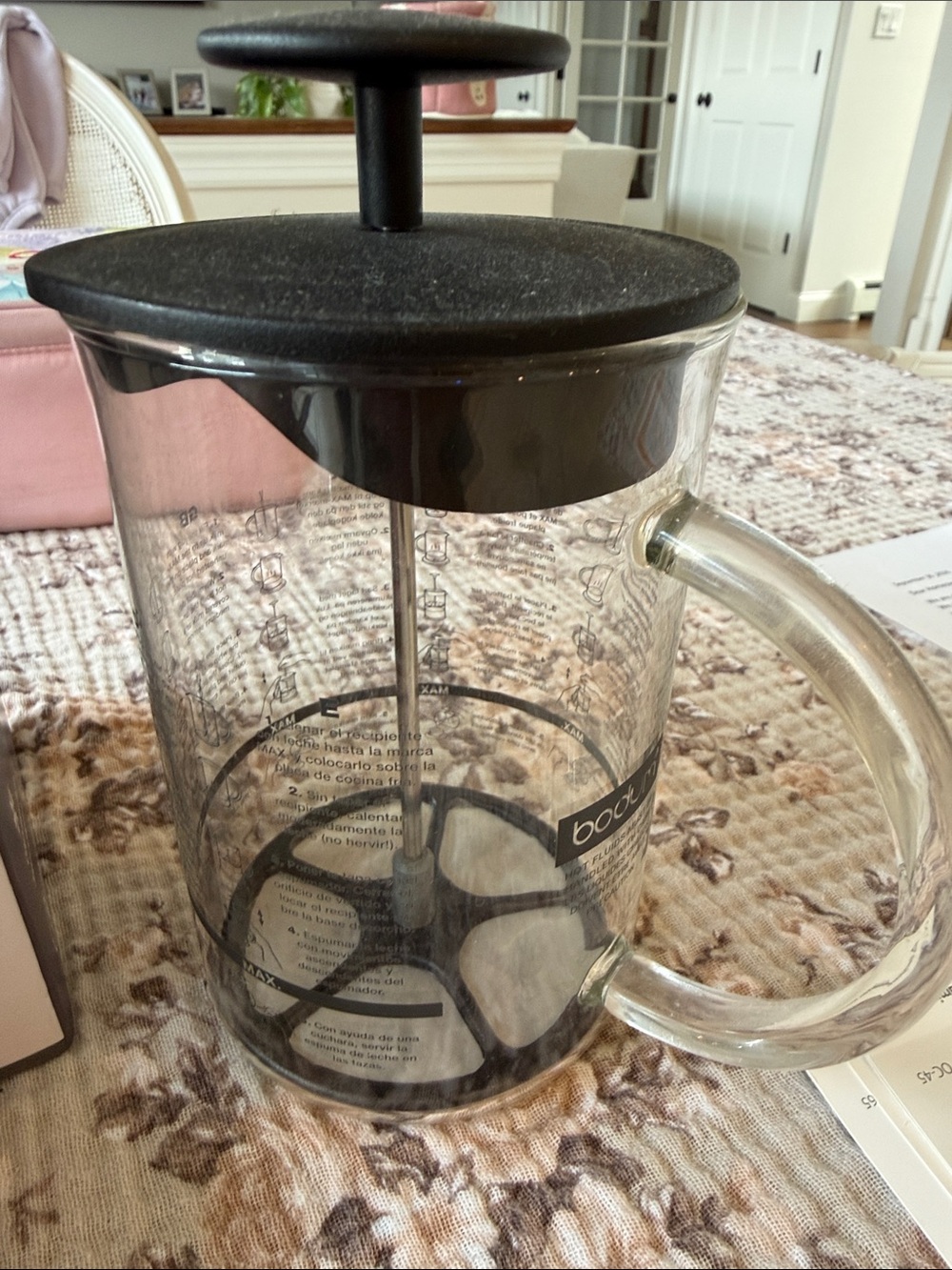 Bodum Black Glass French Press Coffee Maker
